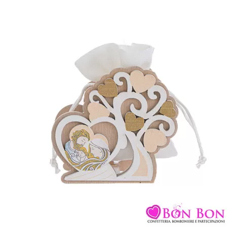 Scatolina legno sacra famiglia Le stelle - 1