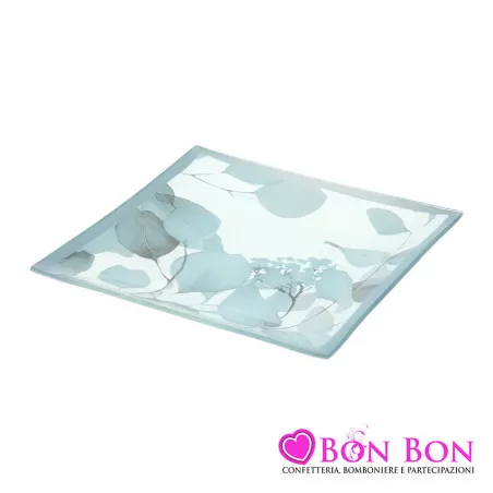Bomboniera matrimonio hervit piatto linea botanic blu Hervit - 1