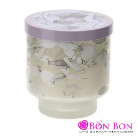 Bomboniera matrimonio hervit candela rose wood linea botanic rosa Hervit - 1