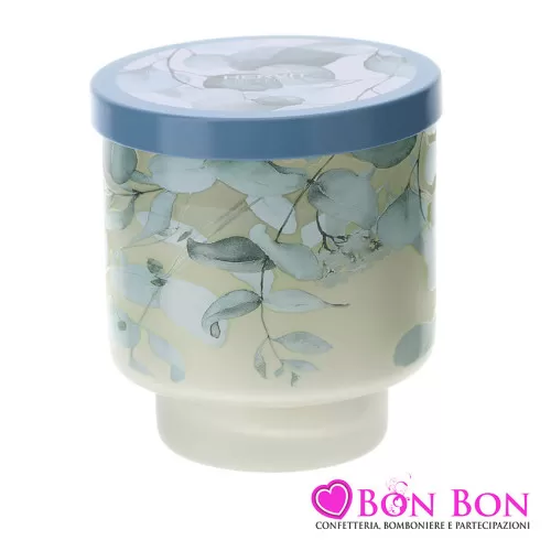 Bomboniera matrimonio hervit candela oud linea botanic blu Hervit - 1