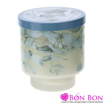 Bomboniera matrimonio hervit candela oud linea botanic blu Hervit - 1