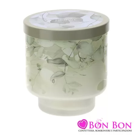 Bomboniera matrimonio hervit candela tabac linea botanic giallo Hervit - 1