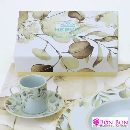 Bomboniera matrimonio hervit candela tabac linea botanic giallo Hervit - 2