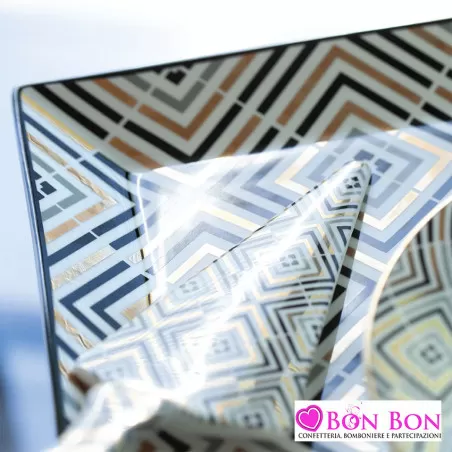 Bomboniera matrimonio hervit paletta dolci rombi linea vlk Hervit - 2