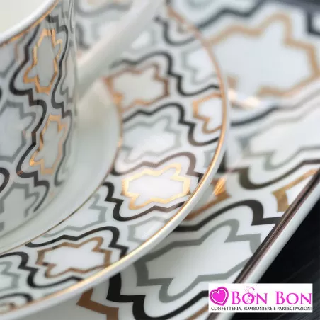 Bomboniera matrimonio hervit paletta dolci motivi geometrici linea vlk Hervit - 2