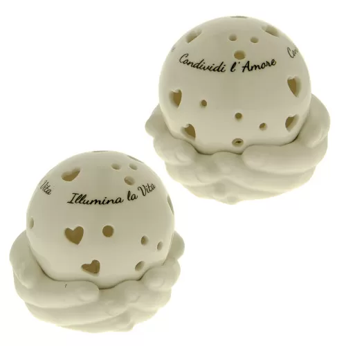 Bomboniera matrimonio sfera con luce led ETM - 1