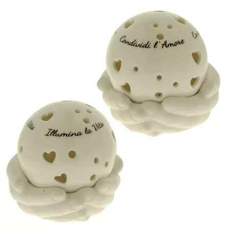 Bomboniera matrimonio sfera con luce led ETM - 1