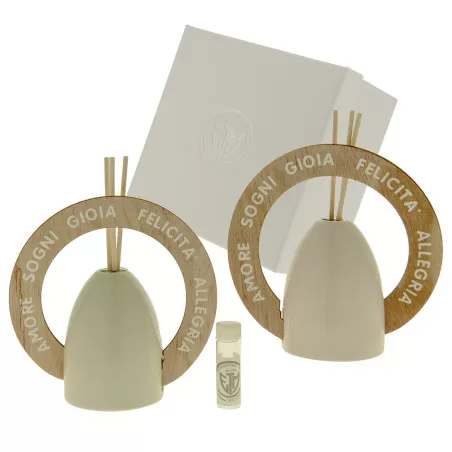 Bomboniera matrimonio diffusore arco 2 colori assortiti ETM - 1