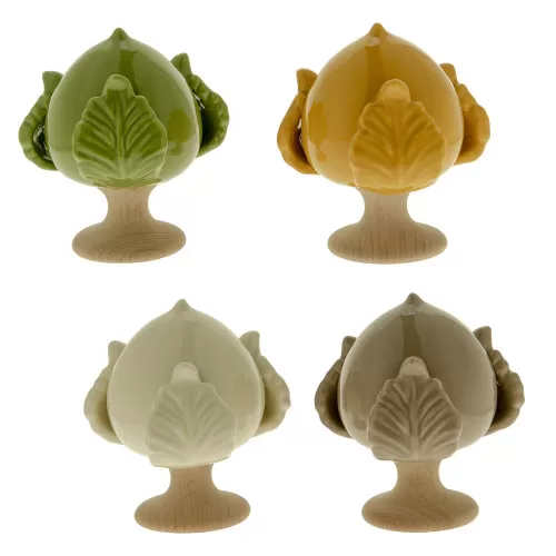 Bomboniera matrimonio pumo h.12 base legno ETM - 1