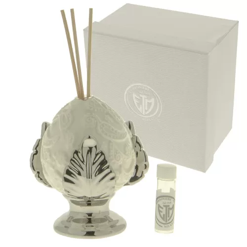 Bomboniera matrimonio profumatore pumo con base silver ETM - 1