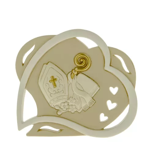 Bomboniera cresima cuore con icona cresima ETM - 1