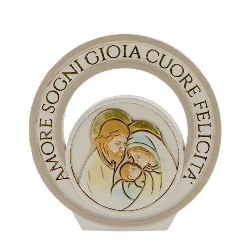 Bomboniera prima comunione arco con frase e icona sacra famiglia ETM - 1