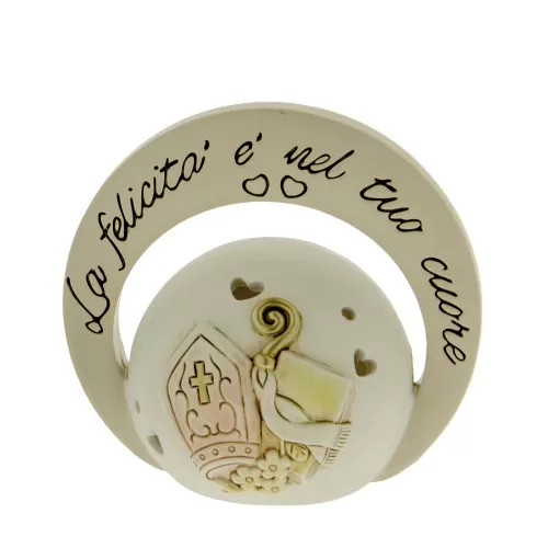 Bomboniera cresima arco con icona cresima, frase e led ETM - 1