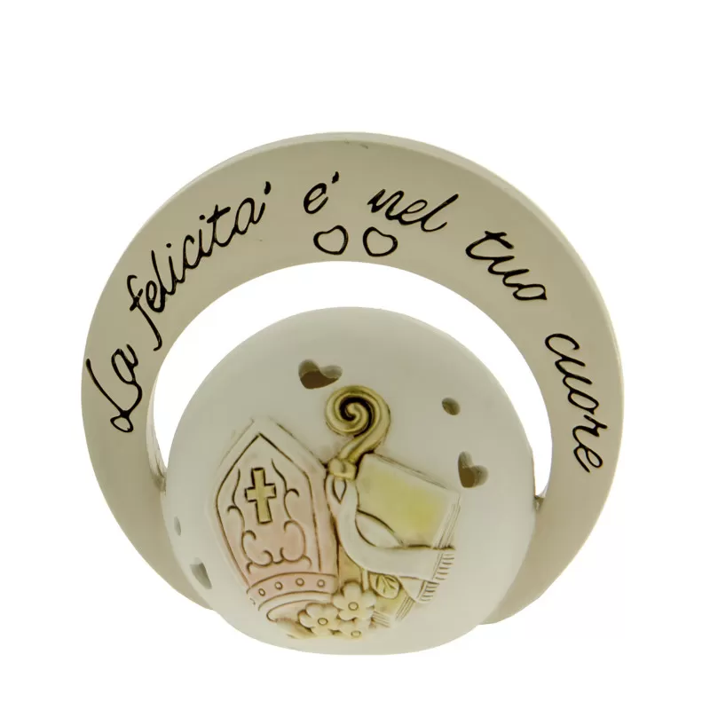 Bomboniera cresima arco con icona cresima, frase e led ETM - 1