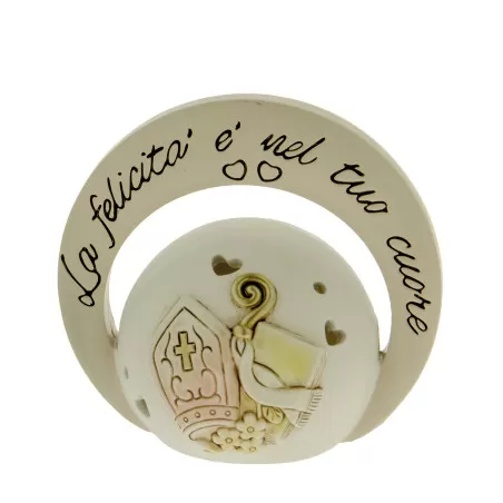 Bomboniera cresima arco con icona cresima, frase e led ETM - 1