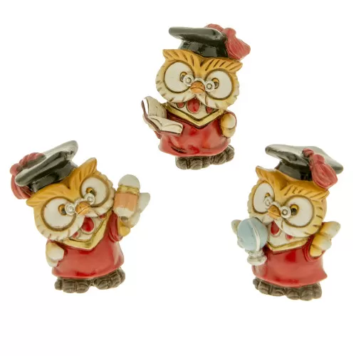 Bomboniera laurea gufetto in resina ETM - 1