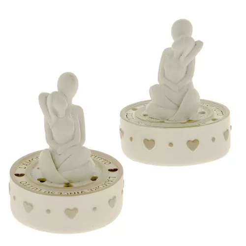 Bomboniera matrimonio coppia sposi linea amami con led ETM - 1