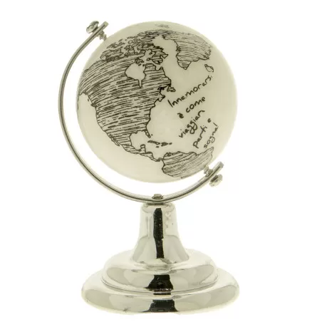 Bomboniera mappamondo con frase matrimonio h.8,5 ETM - 1