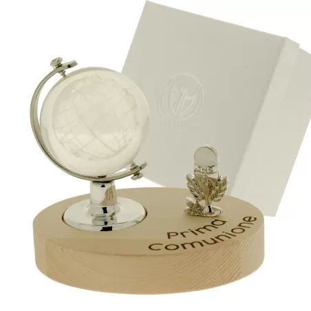 Bomboniera prima comunione mappamondo con simbolo comunione ETM - 1