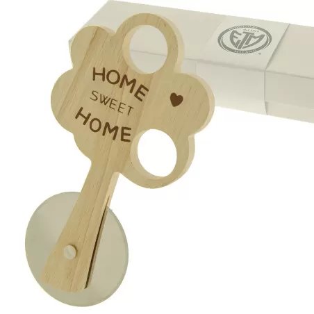 Bomboniera matrimonio taglia pizza albero in legno ETM - 1