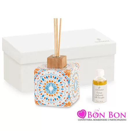 Bomboniera matrimonio profumatore ceramica Cupido - 1