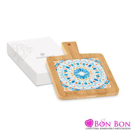 Bomboniera matrimonio tagliere decoro marrakech Cupido - 1