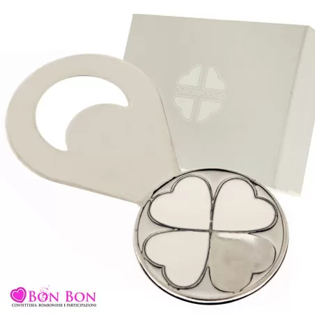 Bomboniera matrimonio quadrifoglio apribottiglie quadrifoglio linea sartre Quadrifoglio - 1
