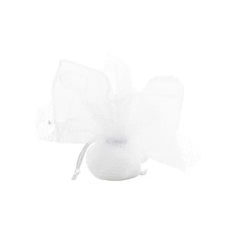 Bomboniera matrimonio harmony zuccheriera cuore bianco ceramica c-base in bamboo Harmony - 3