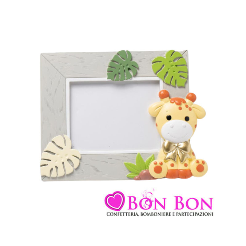 Bomboniera nascita e battesimo cornice animali della foresta grande resina Margot - 9 Bomboniera nascita e battesimo cornice animali della foresta grande resina Margot - 9