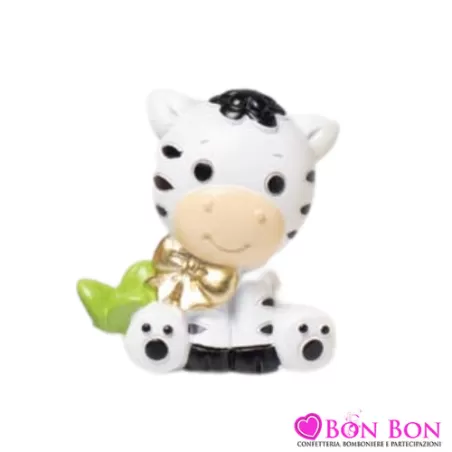 Bomboniera nascita e battesimo animali della foresta grande resina Margot - 3