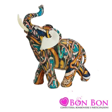 Bomboniera matrimonio elefante Amalfi media resina Encantada - 1