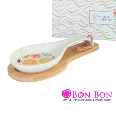 Bomboniera matrimonio cuorematto poggiamestolo linea caffettino Cuorematto - 1