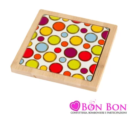 Bomboniera matrimonio cuorematto sottomoka a pois linea caffettino Cuorematto - 1