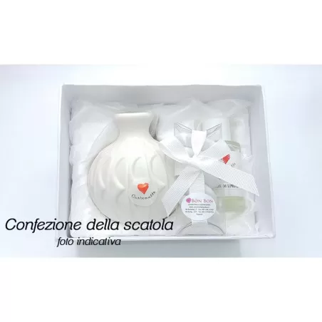 Bomboniera matrimonio cuorematto poggiamestolo a pois linea caffettino Cuorematto - 2
