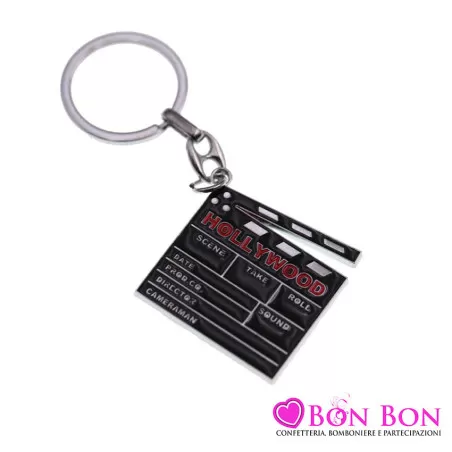 Bomboniera laurea Portachiavi Ciak Cinematografico Laurea In Arte E Spettacolo Greenford - 1