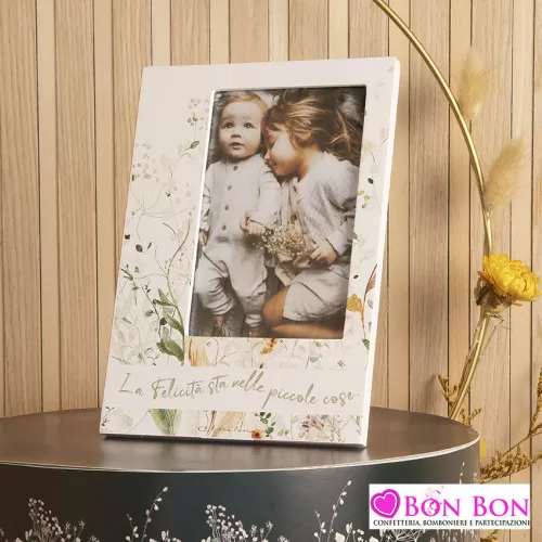 Bomboniera matrimonio portafoto fiori primavera Claraluna - 1