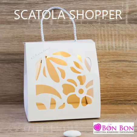 Bomboniera matrimonio scatola con cuore oro rosa misura grande Claraluna - 7