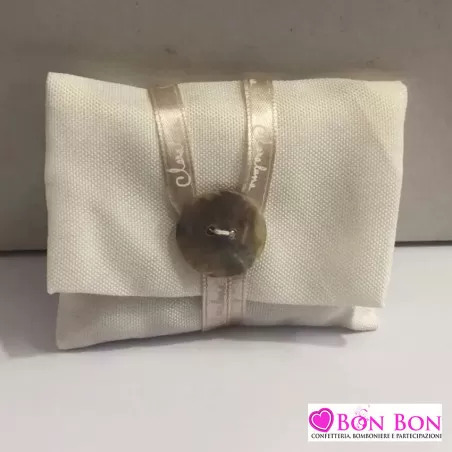 Bomboniera matrimonio scatola con cuore oro con candela Claraluna - 2