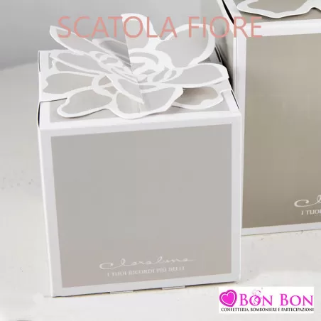 Bomboniera matrimonio diffusore cuore silver misura media Claraluna - 5