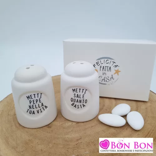 Bomboniera matrimonio sale e pepe con frasi ETM - 1