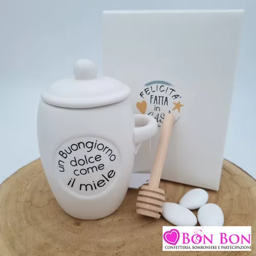 Bomboniera matrimonio barattolo miele con frase ETM - 1