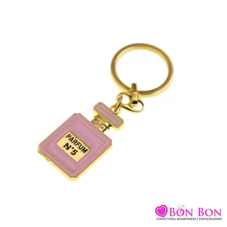 Bomboniera compleanno portachiavi profumo parfum 5 Greenford - 1