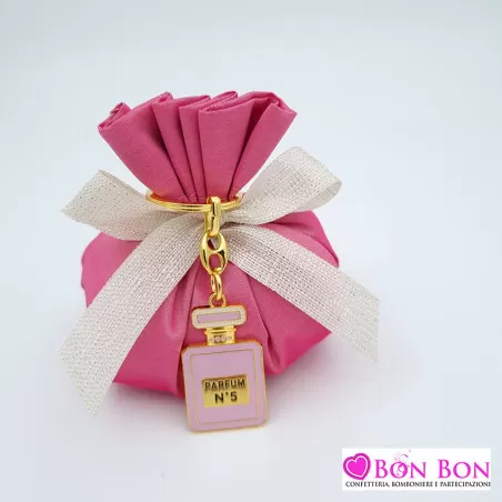 Bomboniera compleanno portachiavi profumo parfum 5 Greenford - 2