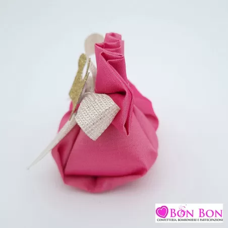 Sacchetto porta confetti compleanno con corona dorata Liete Creazioni - 2