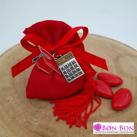 Bomboniera laurea zama tocco ed economia con nappina ETM - 2