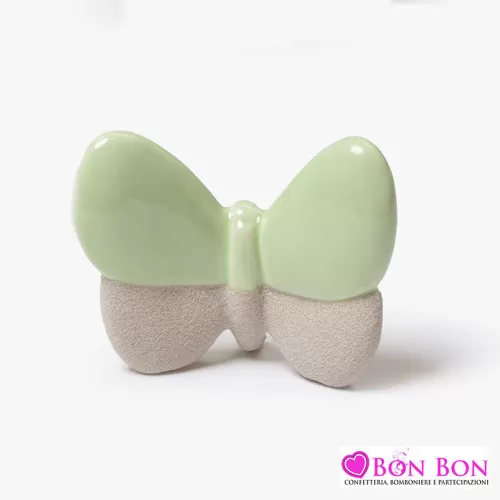 Bomboniera prima comunione farfalla piccola verde AD - 1