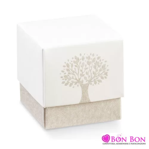 Scatolina portaconfetti con albero della vita Scotton - 1