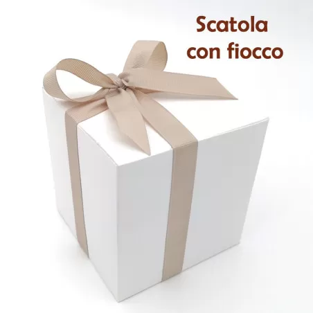 Bomboniera matrimonio barattolo con decoro maioliche altezza 8 ETM - 13