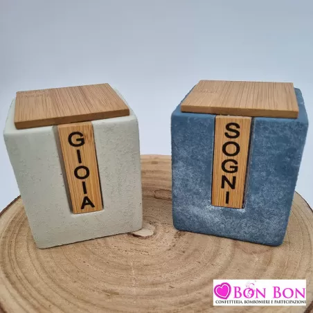 Bomboniera matrimonio candela linea ecrit ETM - 2