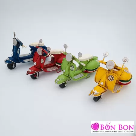Bomboniera prima comunione vespa in metallo misura grande - 2
